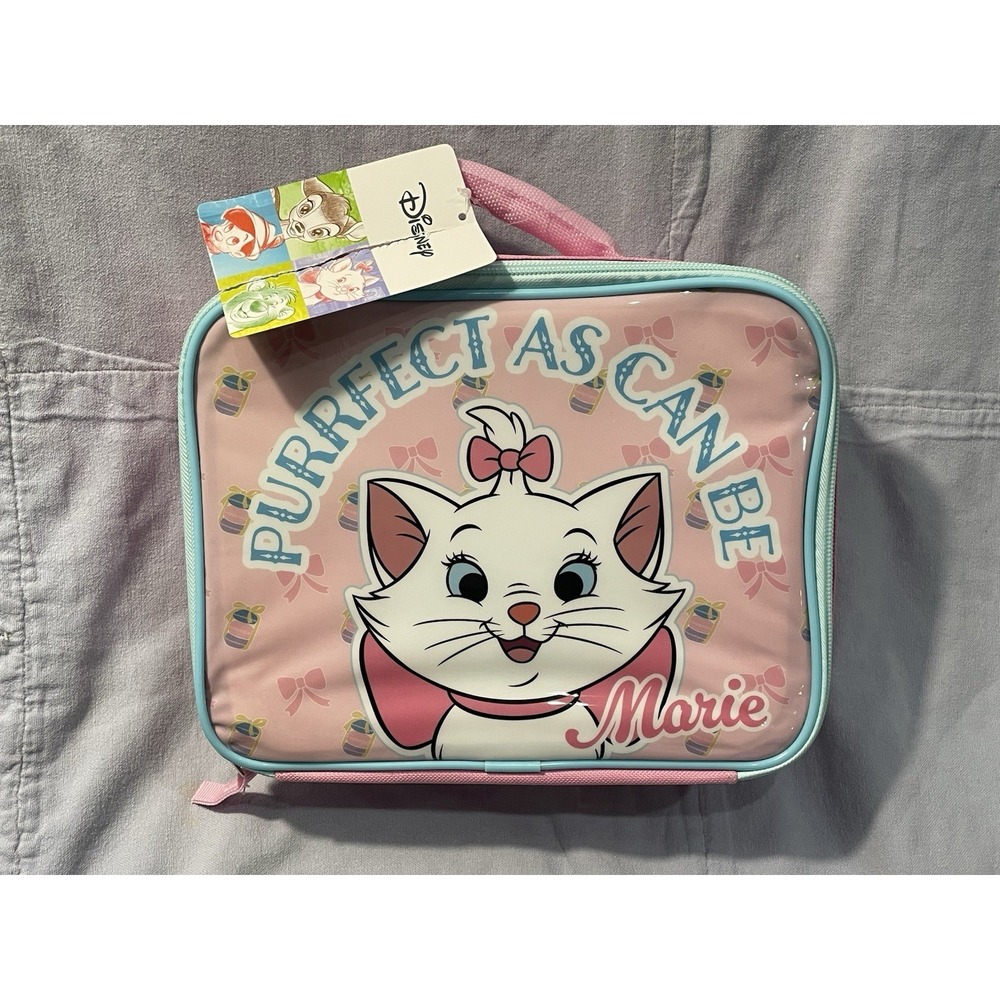 NEW Walt Disney - Aristocats - Marie - Flexible Lunch Box "Purrfect As Canโ Be"